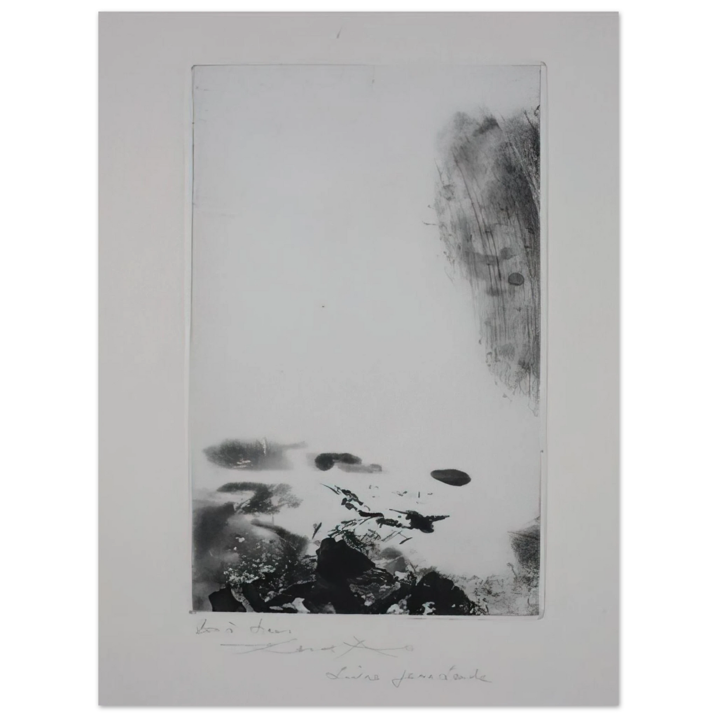 Zao Wou-Ki - WAITING FOR A HOLIDAY 1974  75x100 cm / 30x40inches Fine Art Poster