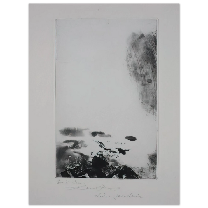 Zao Wou-Ki - WAITING FOR A HOLIDAY 1974  75x100 cm / 30x40inches Fine Art Poster