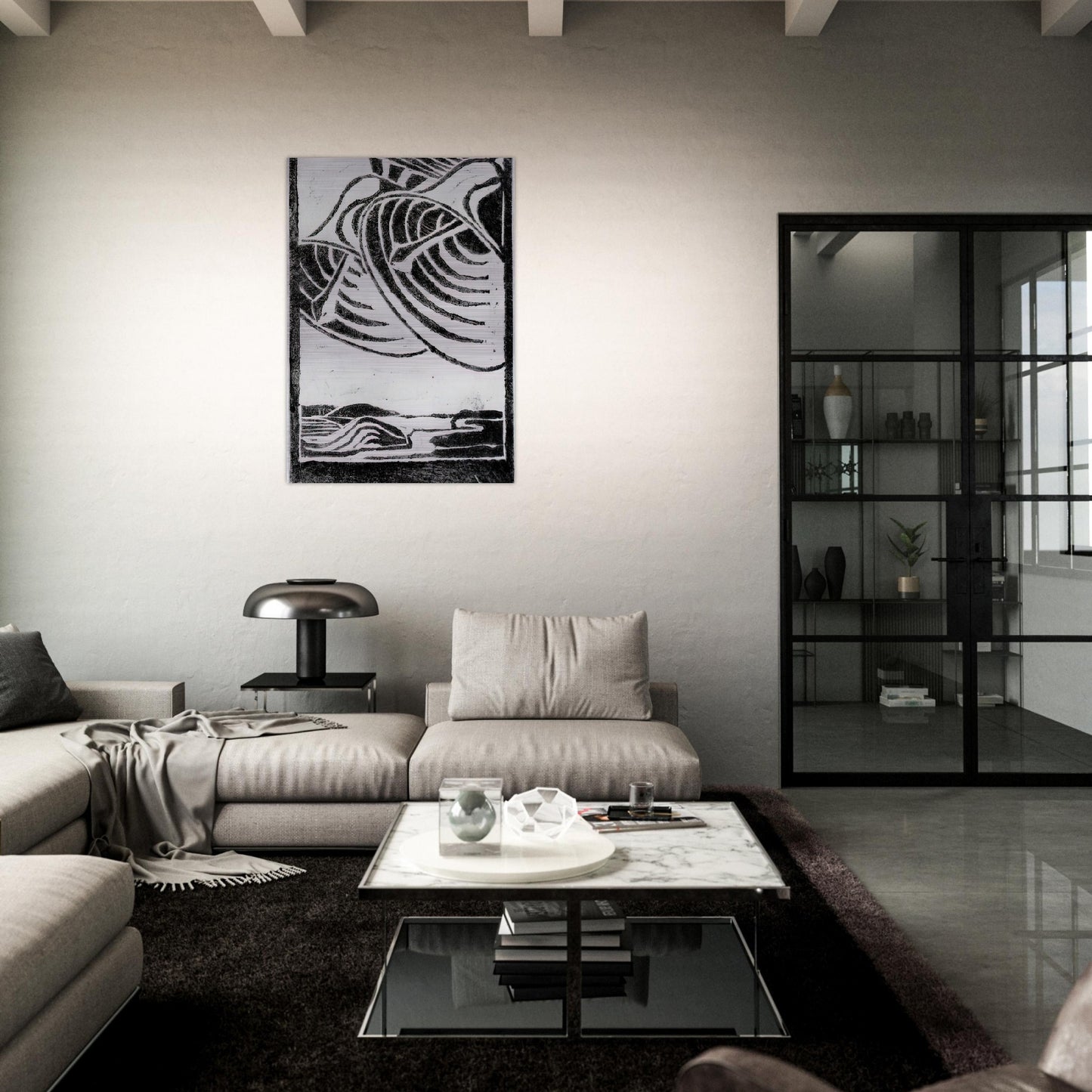ESCHER (3) - MC Escher Brushed Aluminum Print - 70x100 cm / 28x40 inches | MC Escher Aluminum Print | MC Escher Prints