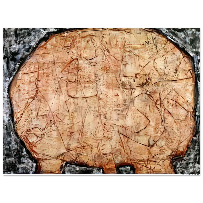 Jean Dubuffet - TABLE CORAIL  75x100 cm / 30x40inches Fine Art Poster