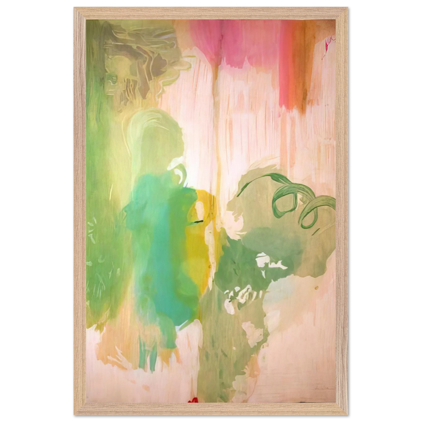 Helen Frankenthaler - Snow Pines - 2004 Wall art - 60x80 cm / 24x32 inches - Fine Art Poster-canvas - -