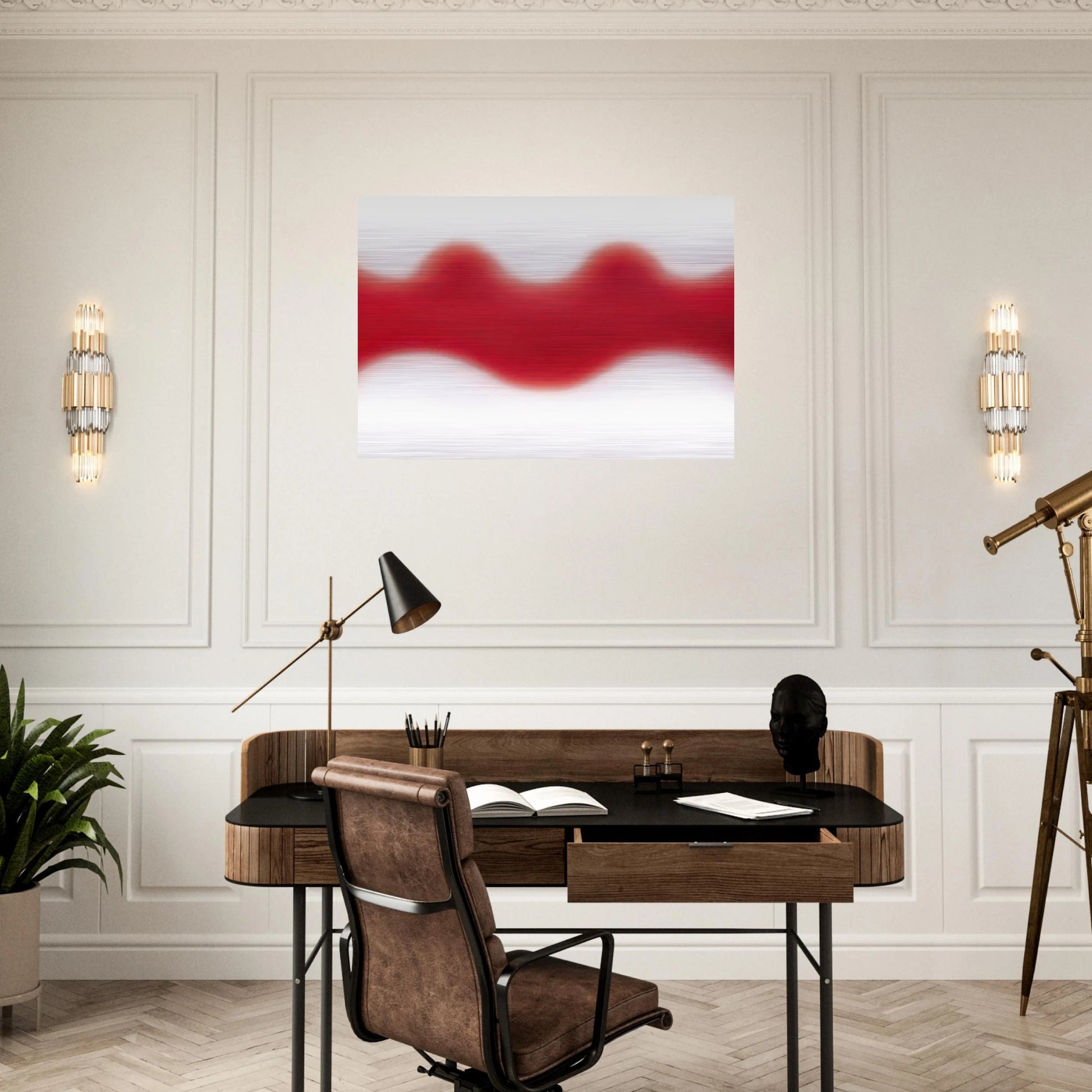 N30 - 1963 - Wojciech Fangor Brushed Aluminum Print - 70x100 cm / 28x40 inches | Wojciech Fangor Aluminum Print | Wojciech Fangor Prints
