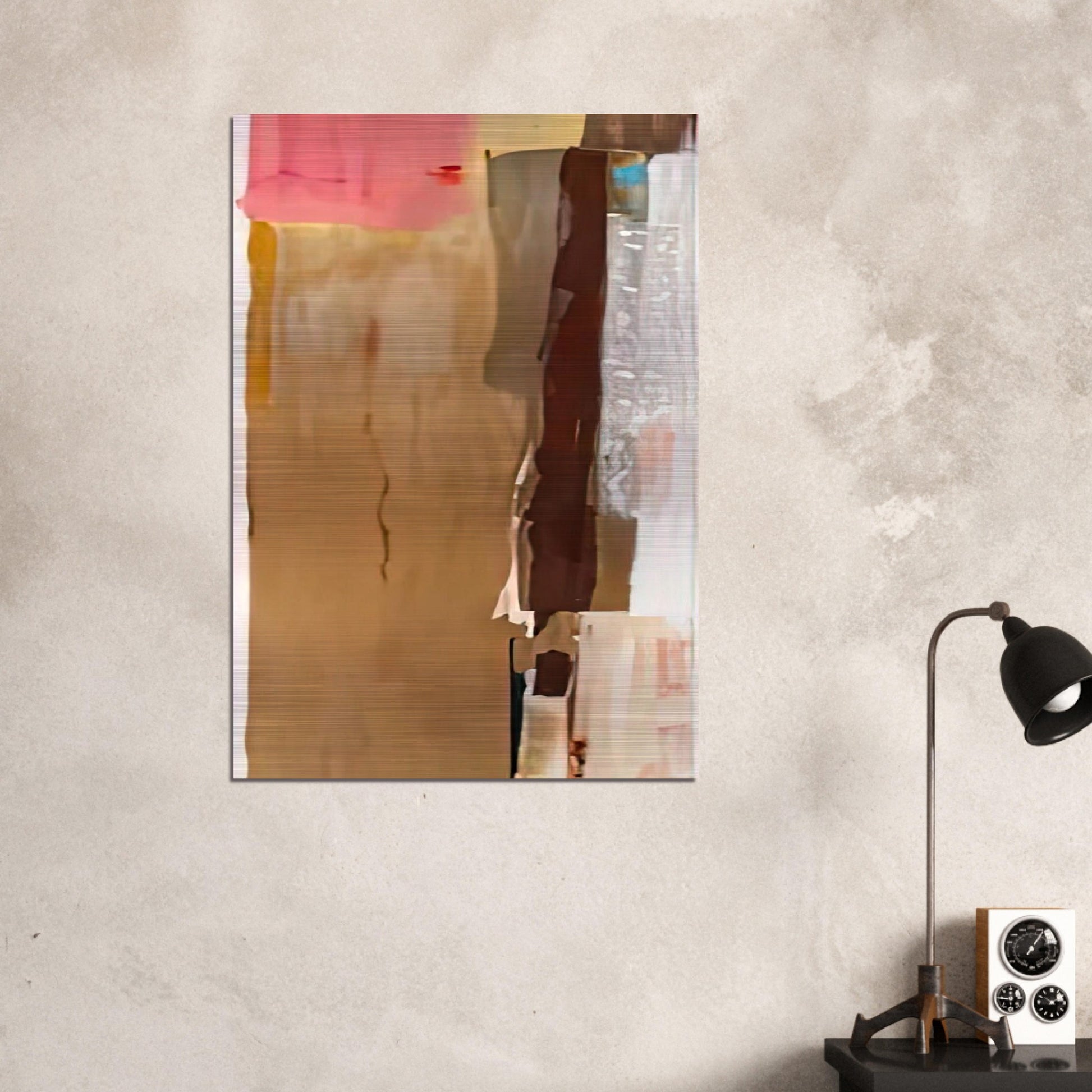 Bistre I, 1976- - Helen Frankenthaler Brushed Aluminum Print - 70x100 cm / 28x40 inches | Helen Frankenthaler Aluminum Print | Helen Frankenthaler Prints