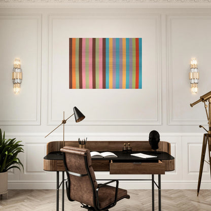 Boudoir Painting - 1965 - Gene Davis Brushed Aluminum Print - 70x100 cm / 28x40 inches | Gene Davis Aluminum Print | Gene Davis Prints
