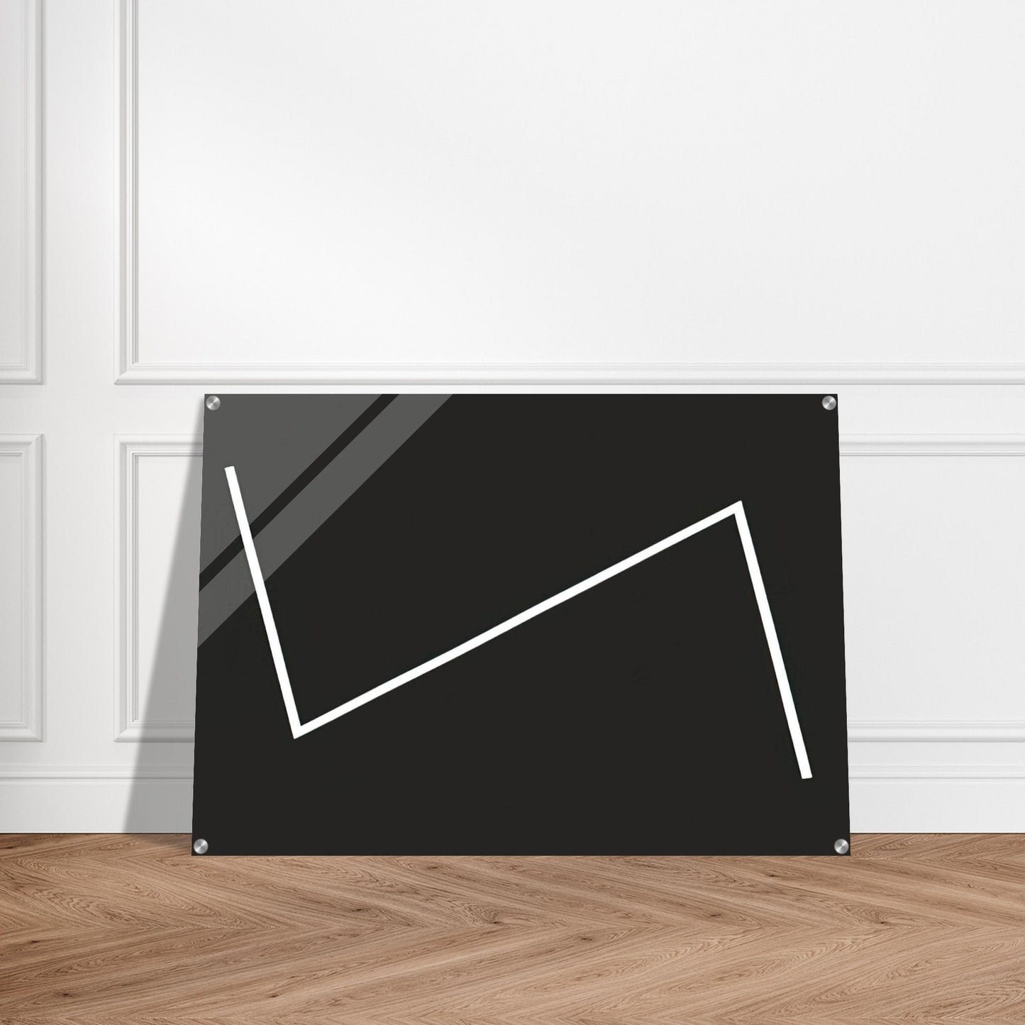 Yesterday - 1987 - Carmen Herrera Acrylic Print - 70x100 cm / 28x40″ inches | Carmen Herrera Wall Art | Carmen Herrera Prints