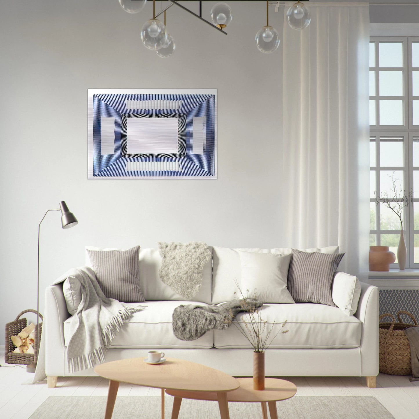 MIRROR 2005 - Jesus Rafael Soto Brushed Aluminum Print - 70x100 cm / 28x40 inches | Jesus Rafael Soto Aluminum Print | Jesus Rafael Soto Prints