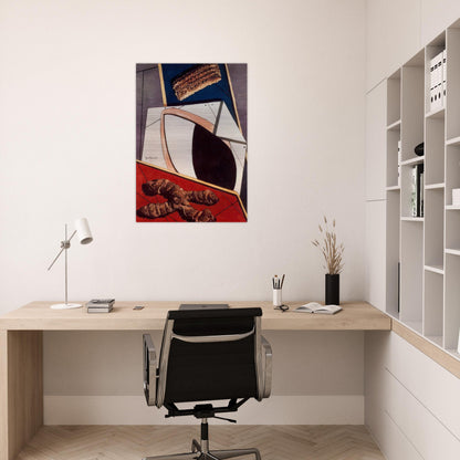 GREETINGS FROM A DISTANT FRIEND - Giorgio de Chirico Brushed Aluminum Print - 70x100 cm / 28x40 inches | Giorgio de Chirico Aluminum Print | Giorgio de Chirico Prints