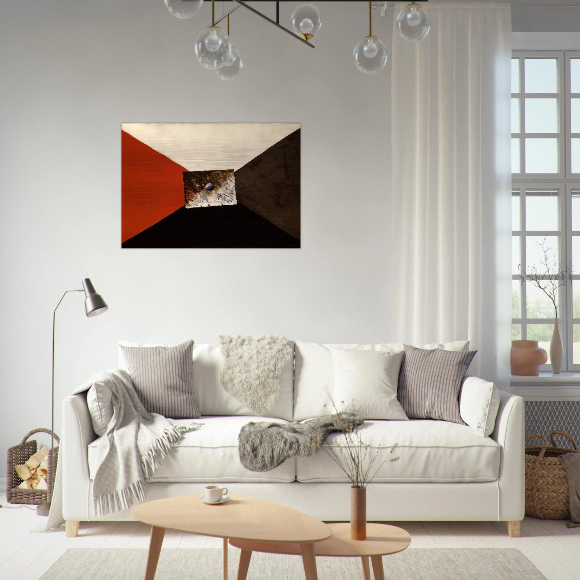 COMPOSITION MARCHAND DE COULEURS - Man Ray Brushed Aluminum Print - 70x100 cm / 28x40 inches | Man Ray Aluminum Print | Man Ray Prints