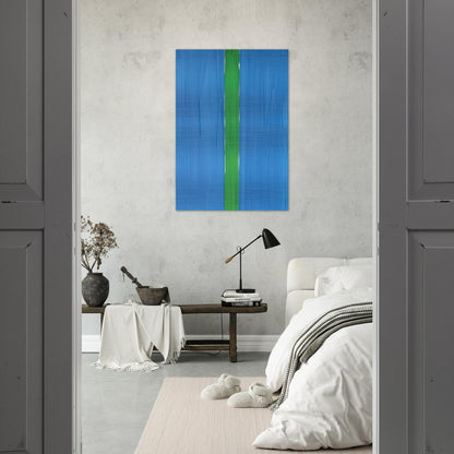 Composition bleue et verte - 1988 - Gunther Forg Brushed Aluminum Print - 70x100 cm / 28x40 inches | Gunther Forg Aluminum Print | Gunther Forg Prints