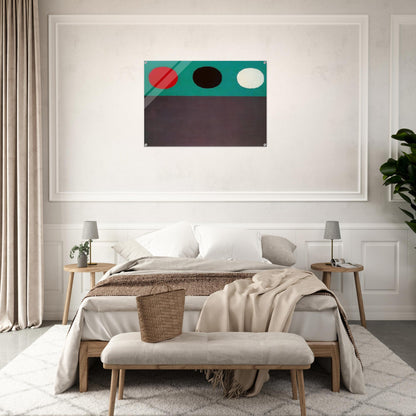Loominé"""g #2 - 1969 - Adolph Gottlieb Acrylic Print - 70x100 cm / 28x40″ inches | Adolph Gottlieb Wall Art | Adolph Gottlieb Prints