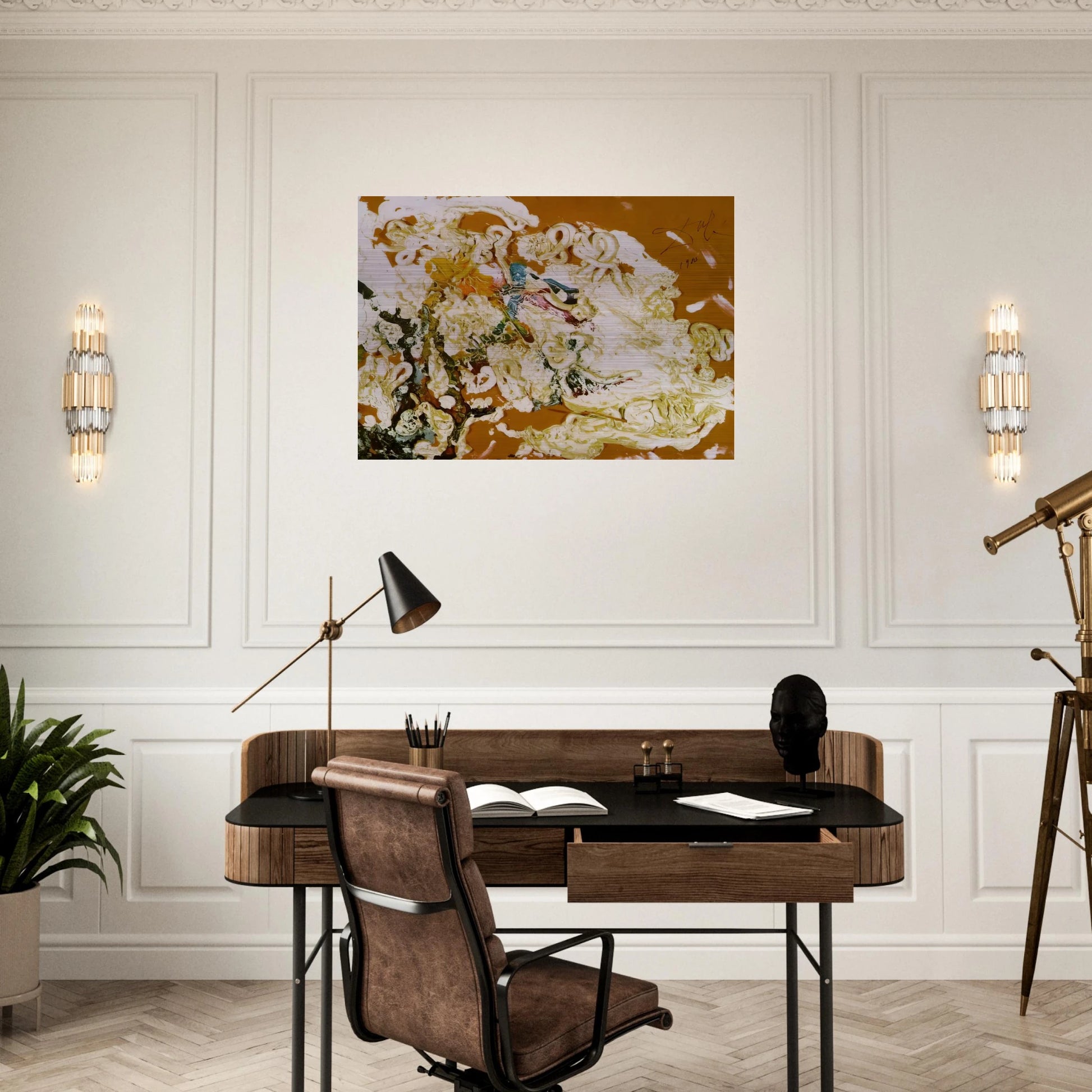 ARABS - Salvador Dali Brushed Aluminum Print - 70x100 cm / 28x40 inches | Salvador Dali Aluminum Print | Salvador Dali Prints