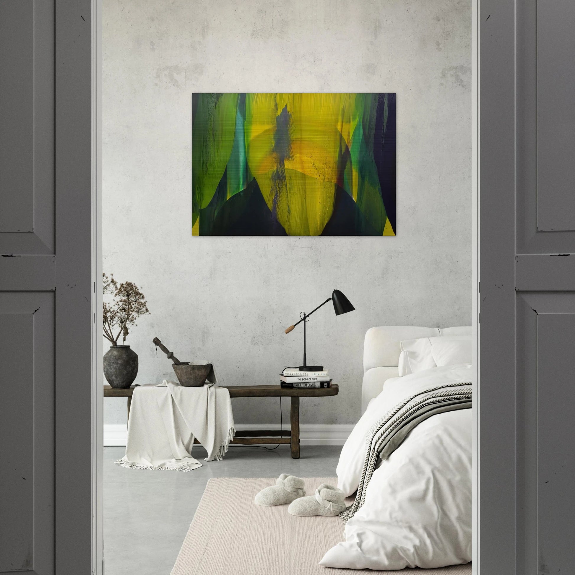 Phenomena Lasting Dawn - Paul Jenkins Brushed Aluminum Print - 70x100 cm / 28x40 inches | Paul Jenkins Aluminum Print | Paul Jenkins Prints