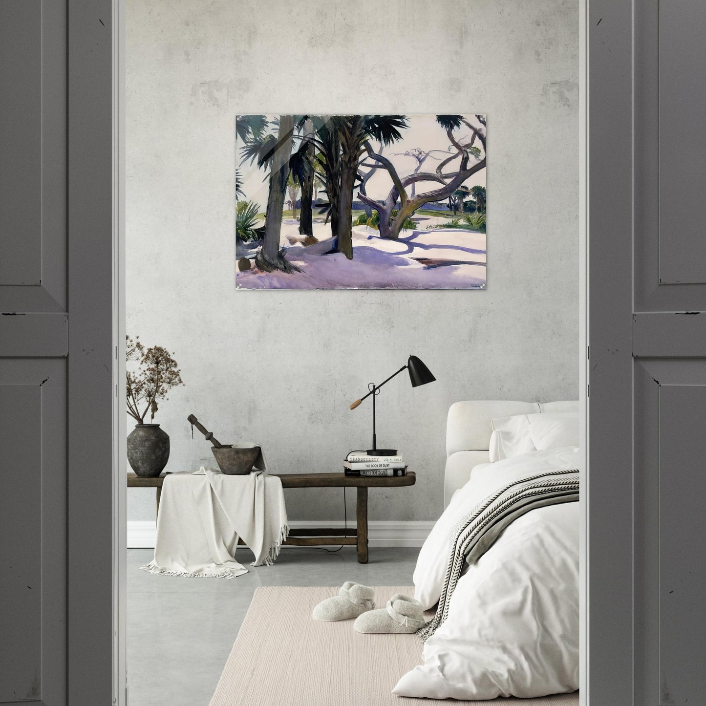 Folly Beach, Charleston, South Carolina - Edward Hopper Acrylic Print - 70x100 cm / 28x40″ inches | Edward Hopper Wall Art | Edward Hopper Prints