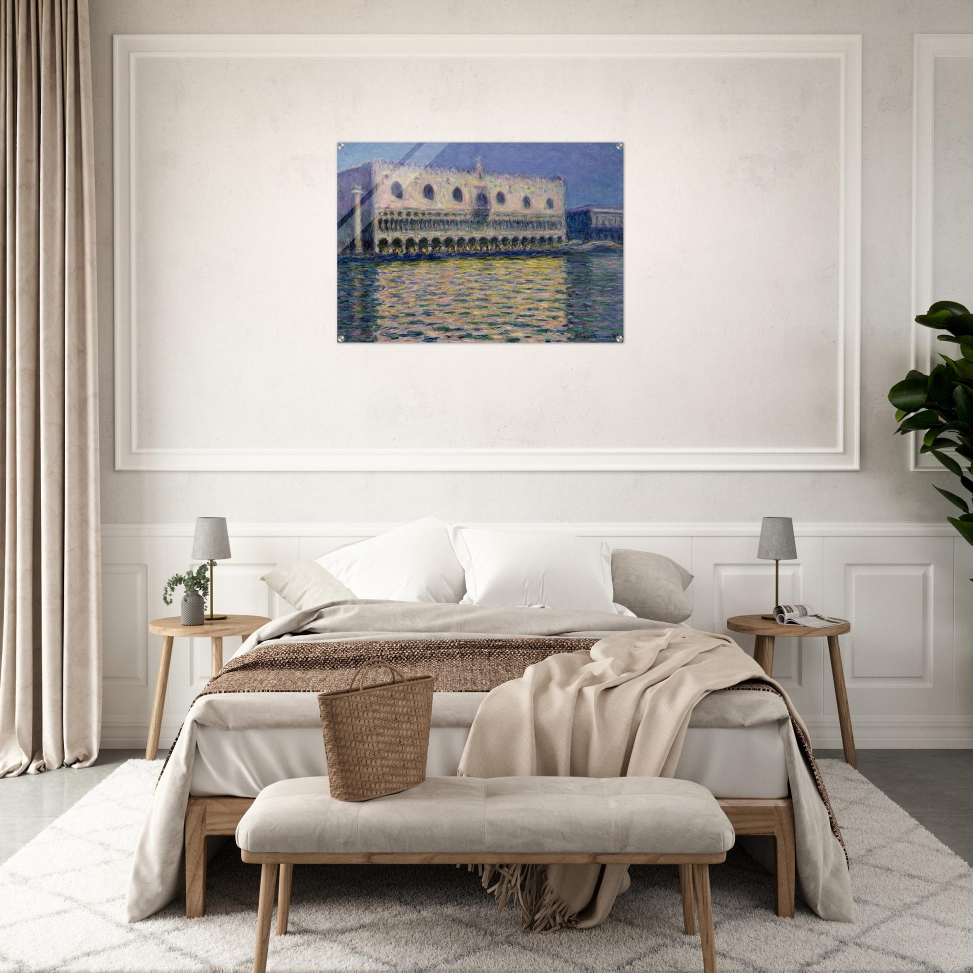 The Palazzo Ducale - claude monet Acrylic Print - 70x100 cm / 28x40″ inches