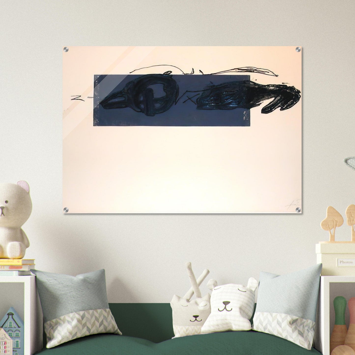 Z 1981 - Antoni Tapies Acrylic Print - 70x100 cm / 28x40″ inches | Antoni Tapies Wall Art | Antoni Tapies Prints