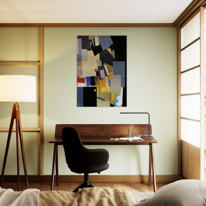 ELIKAN 1925 - Kurt Schwitters Brushed Aluminum Print - 70x100 cm / 28x40 inches | Kurt Schwitters Aluminum Print | Kurt Schwitters Prints