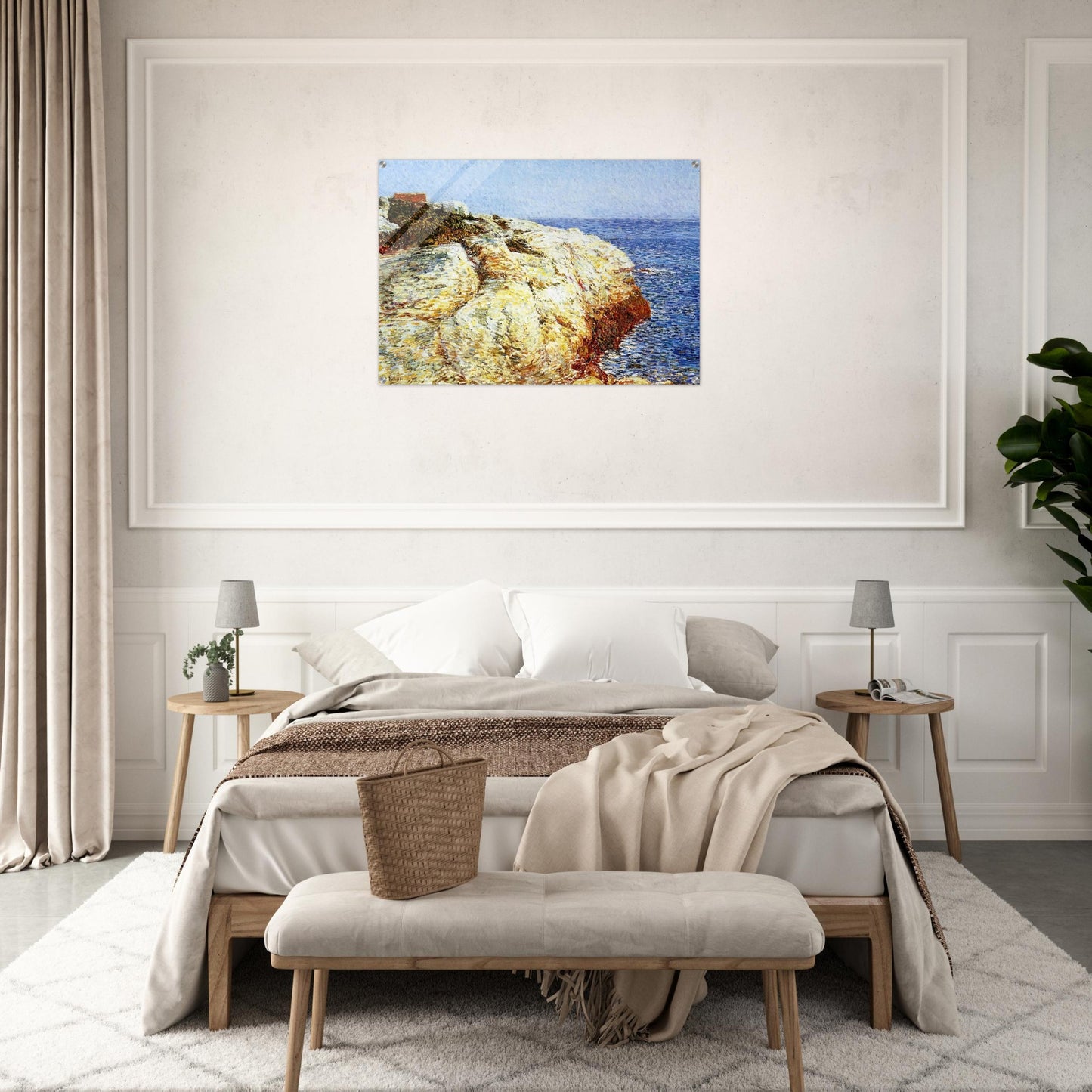 Northeast Headlands, Appledore - Childe Hassam Acrylic Print - 70x100 cm / 28x40″ inches