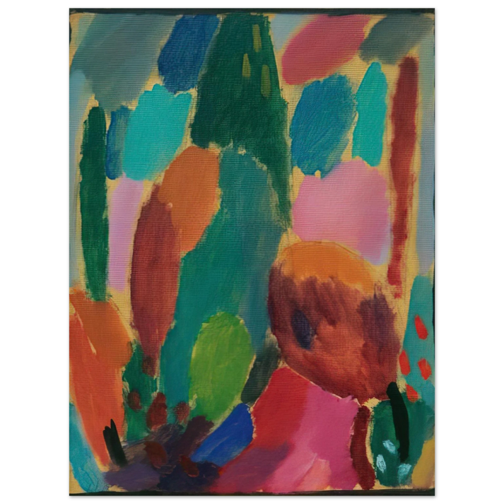 Alexej von Jawlensky - VARIATION Z RTLICHKEITEN 1917  75x100 cm / 30x40inches Fine Art Poster