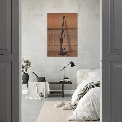 THE SURVIVOR 1950 - Rene Magritte Brushed Aluminum Print - 70x100 cm / 28x40 inches | Rene Magritte Aluminum Print | Rene Magritte Prints