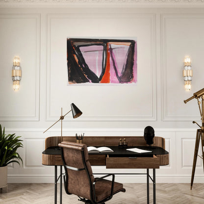 Composition - 1980 - Bram van Velde Brushed Aluminum Print - 70x100 cm / 28x40 inches | Bram van Velde Aluminum Print | Bram van Velde Prints