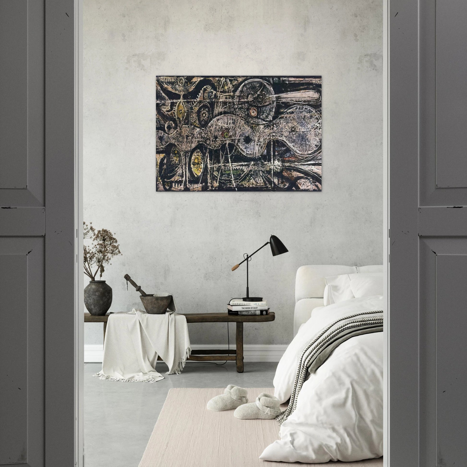 Undulation - 1942 - Richard Pousette-Dart Brushed Aluminum Print - 70x100 cm / 28x40 inches | Richard Pousette-Dart Aluminum Print | Richard Pousette-Dart Prints