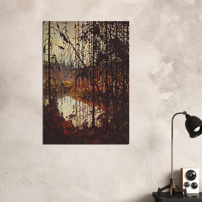NORTHERN RIVER 1915 - Tom Thomson Brushed Aluminum Print - 70x100 cm / 28x40 inches | Tom Thomson Aluminum Print | Tom Thomson Prints