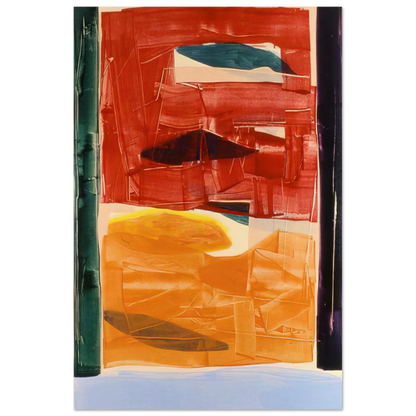 Circe's Palace - 1982 - Ronnie Landfield Art Prints - 100x150 cm / 40x60″ inches | Ronnie Landfield Poster | Ronnie Landfield Prints