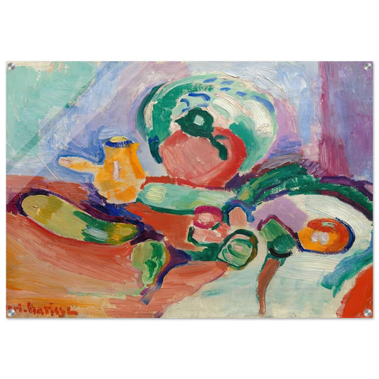 STILL LIFE WITH VEGETABLES 1905 - Henri Matisse Acrylic Print - 70x100 cm / 28x40″ inches