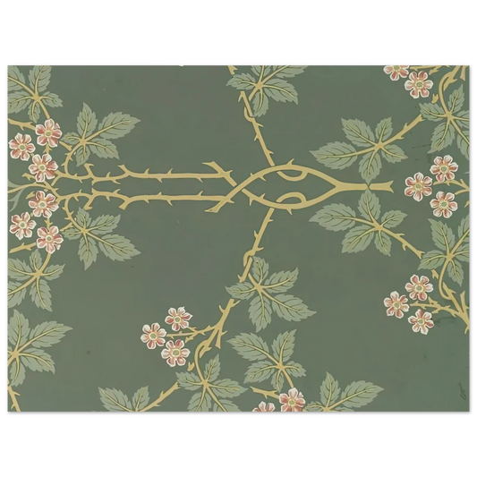 William Morris - WALLPAPER BLACKBERRY PATTERN 388 1917 Fine Art Poster