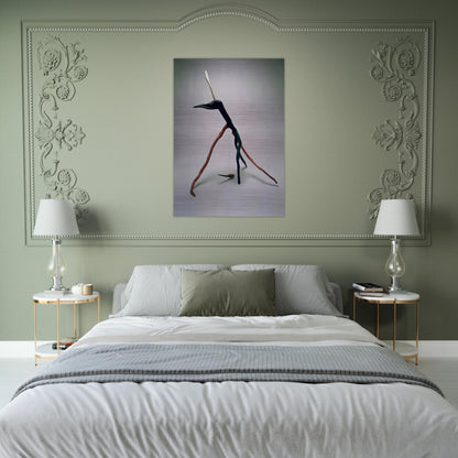 APPLE MONSTER 1938 - Alexander Calder Brushed Aluminum Print - 70x100 cm / 28x40 inches | Alexander Calder Aluminum Print | Alexander Calder Prints
