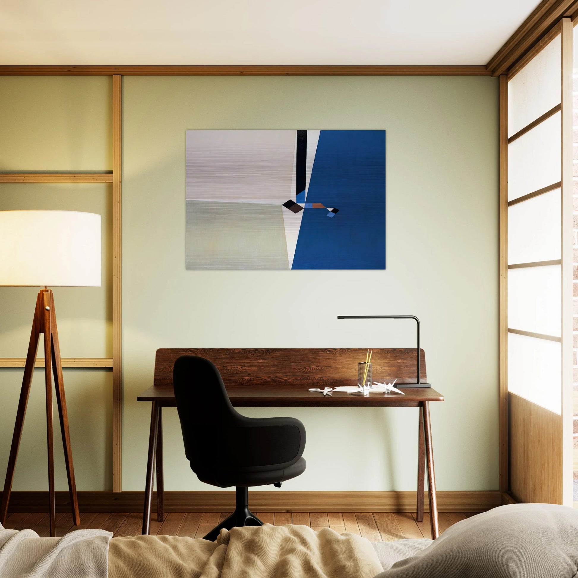 Desde un sector - 1953 - Tomas Maldonado Brushed Aluminum Print - 70x100 cm / 28x40 inches | Tomas Maldonado Aluminum Print | Tomas Maldonado Prints