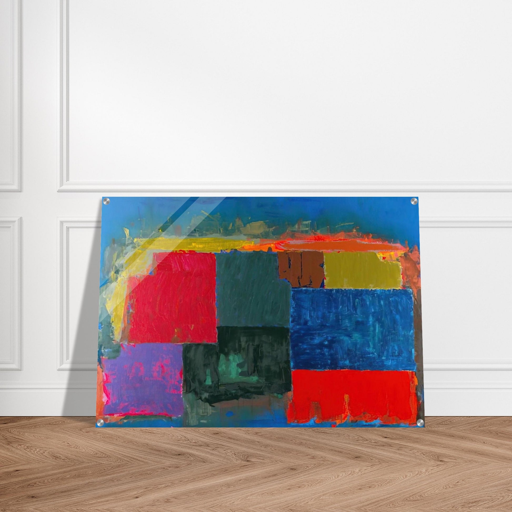 North Sound - 1979 - John Hoyland Acrylic Print - 70x100 cm / 28x40″ inches | John Hoyland Wall Art | John Hoyland Prints