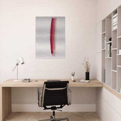 Untitled  SF49-075  - Sam Francis Brushed Aluminum Print - 70x100 cm / 28x40 inches | Sam Francis Aluminum Print | Sam Francis Prints