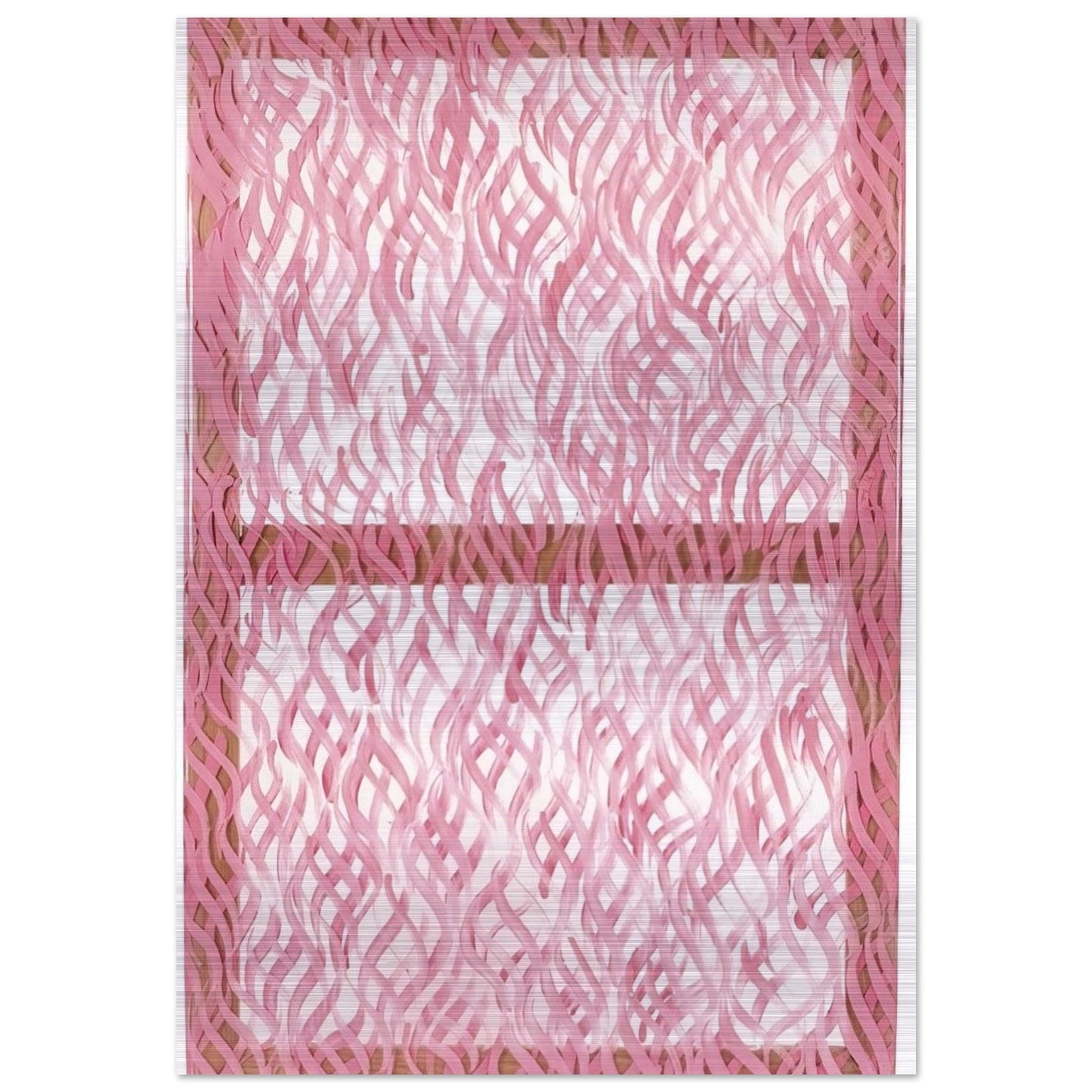 Segni rosa - 1967 - Carla Accardi Brushed Aluminum Print - 70x100 cm / 28x40 inches | Carla Accardi Aluminum Print | Carla Accardi Prints