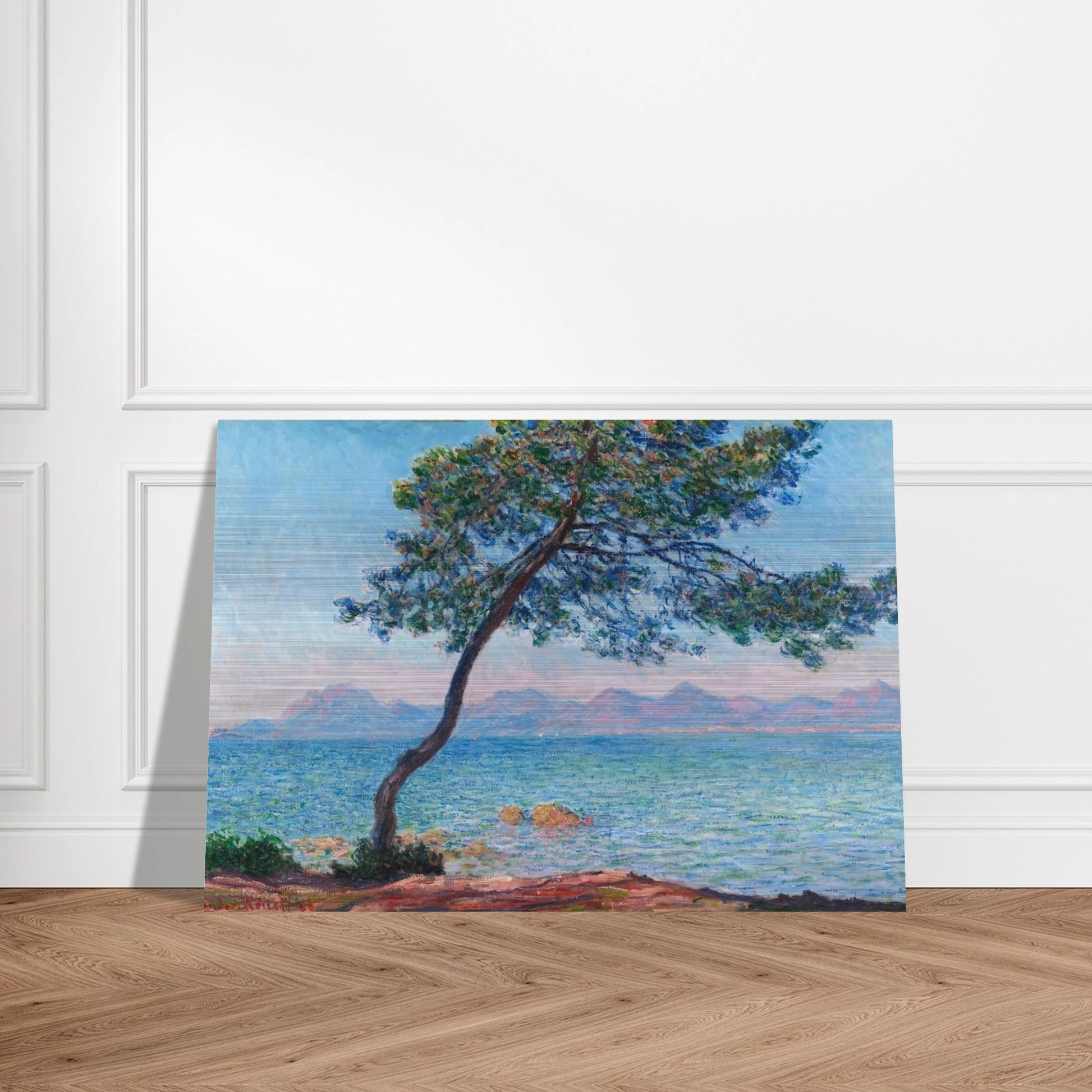 The Esterel Mountains - claude monet Brushed Aluminum Print - 70x100 cm / 28x40 inches | claude monet Aluminum Print | claude monet Prints
