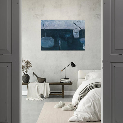 Winter Still Life - 1956 - William Scott Brushed Aluminum Print - 70x100 cm / 28x40 inches | William Scott Aluminum Print | William Scott Prints