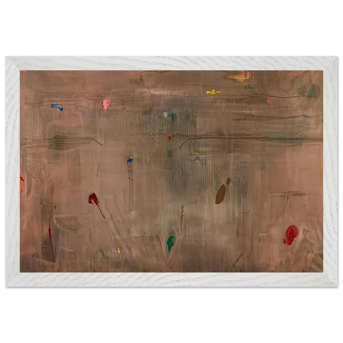 Helen Frankenthaler - Cathedral, 1982- Wall Art - 21x29.7 cm / 8x12" - Premium Wooden Framed Poster With Fine Art Paper-canvas - Wood frame