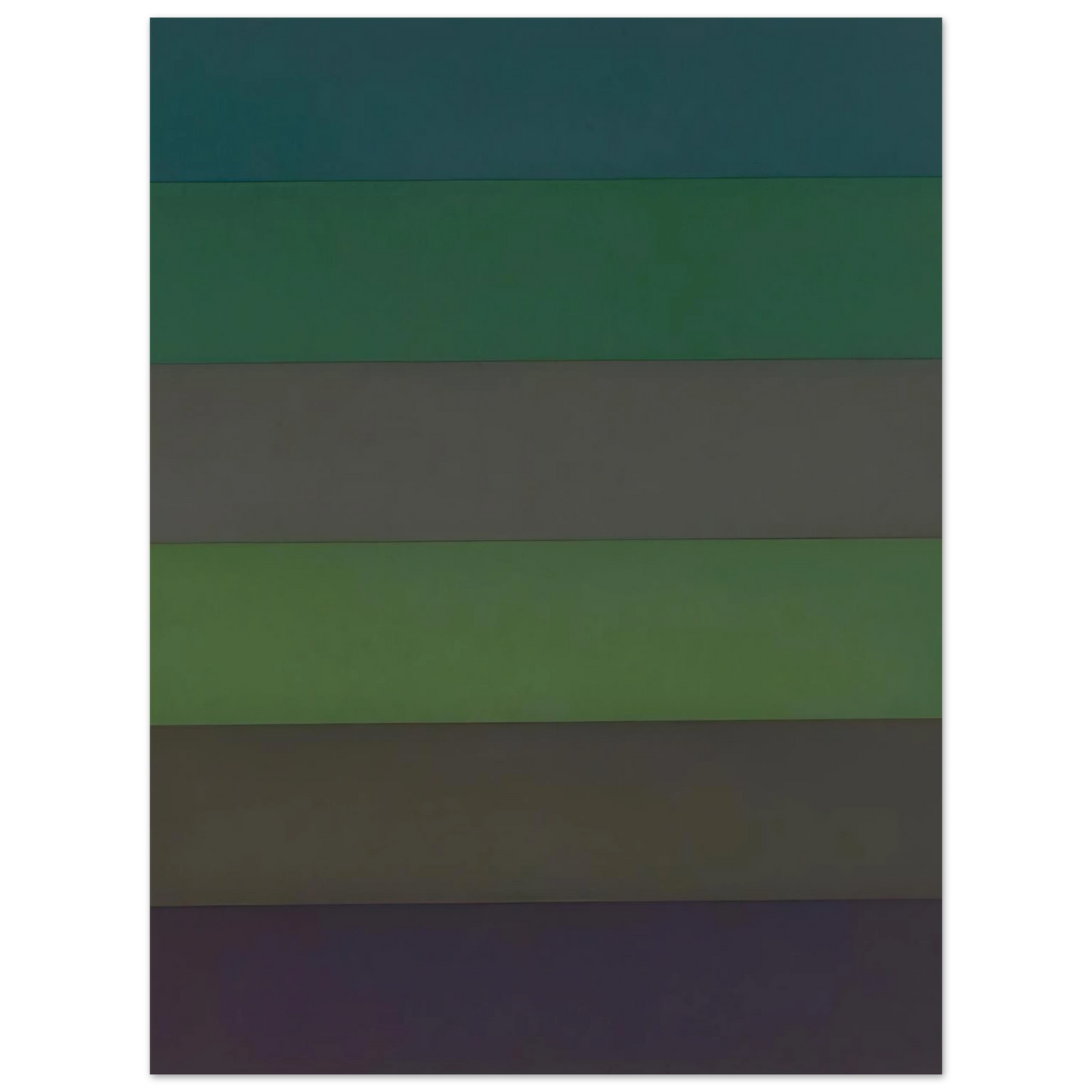 Sol LeWitt - Horizontal Bands with Colors Superimposed  75x100 cm / 30x40inches Fine Art Poster