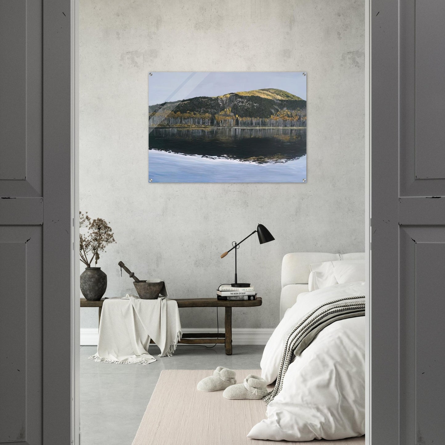 BEAVER DAM POND ACADIA NATIONAL PARK 2009 - Richard Estes Acrylic Print - 70x100 cm / 28x40″ inches