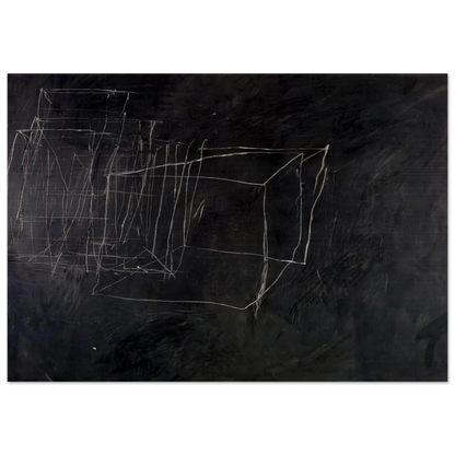 Night Watch - Cy Twombly Brushed Aluminum Print - 70x100 cm / 28x40 inches | Cy Twombly Aluminum Print | Cy Twombly Prints