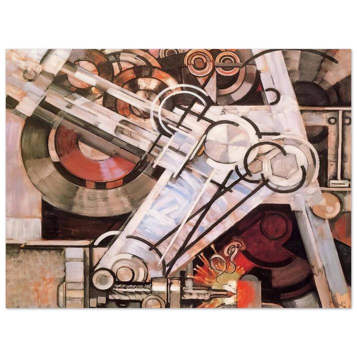 Frantisek Kupka - Drill  75x100 cm / 30x40inches Fine Art Poster