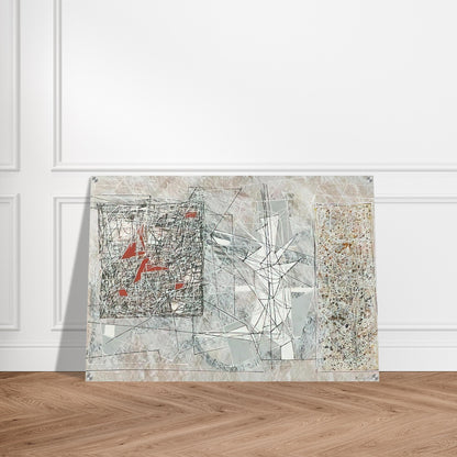 White Space - 1951 - Jimmy Ernst Acrylic Print - 70x100 cm / 28x40″ inches | Jimmy Ernst Wall Art | Jimmy Ernst Prints