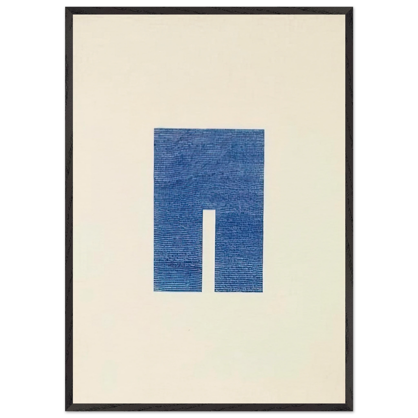 PIER PIET 1974 - Alighiero Boetti 70x100 cm / 28x40 inches Framed Art Print – Black Wooden Frame