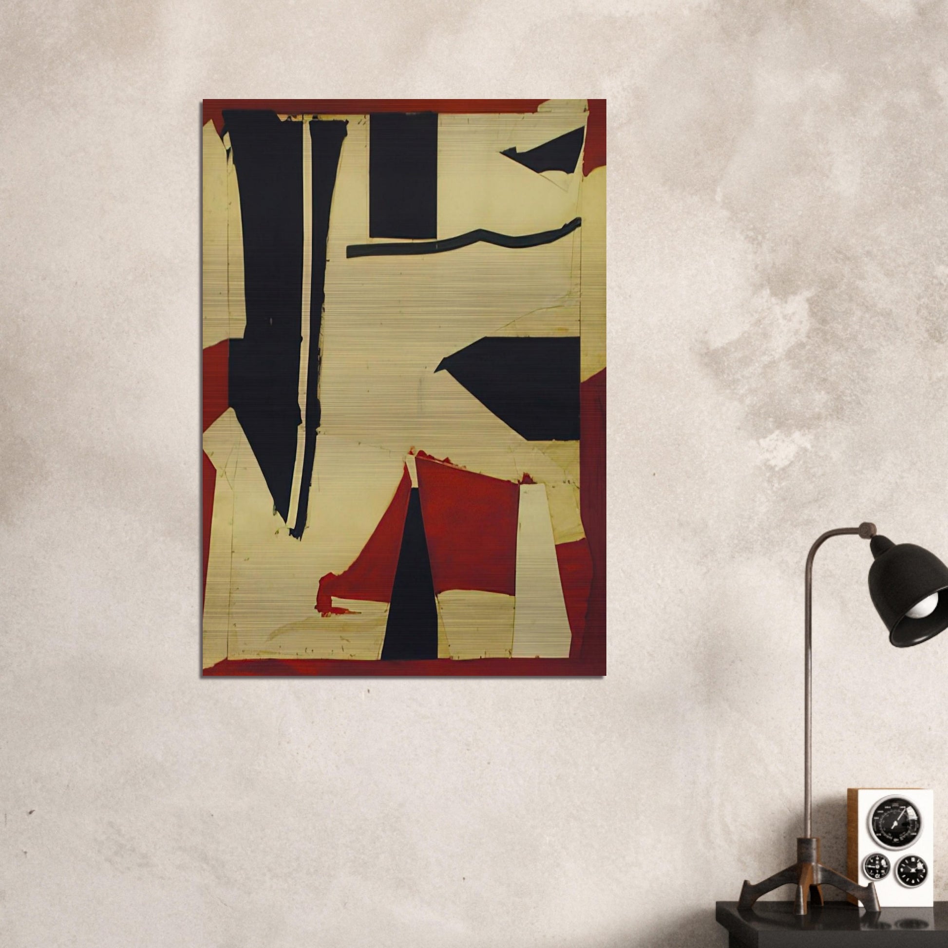 Banner - 1962 - Larry Zox Brushed Aluminum Print - 70x100 cm / 28x40 inches | Larry Zox Aluminum Print | Larry Zox Prints