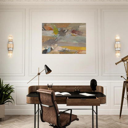 Berkeley #46 - Richard Diebenkorn Brushed Aluminum Print - 70x100 cm / 28x40 inches | Richard Diebenkorn Aluminum Print | Richard Diebenkorn Prints