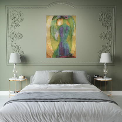 Oval mirror - Frantisek Kupka Brushed Aluminum Print - 70x100 cm / 28x40 inches | Frantisek Kupka Aluminum Print | Frantisek Kupka Prints