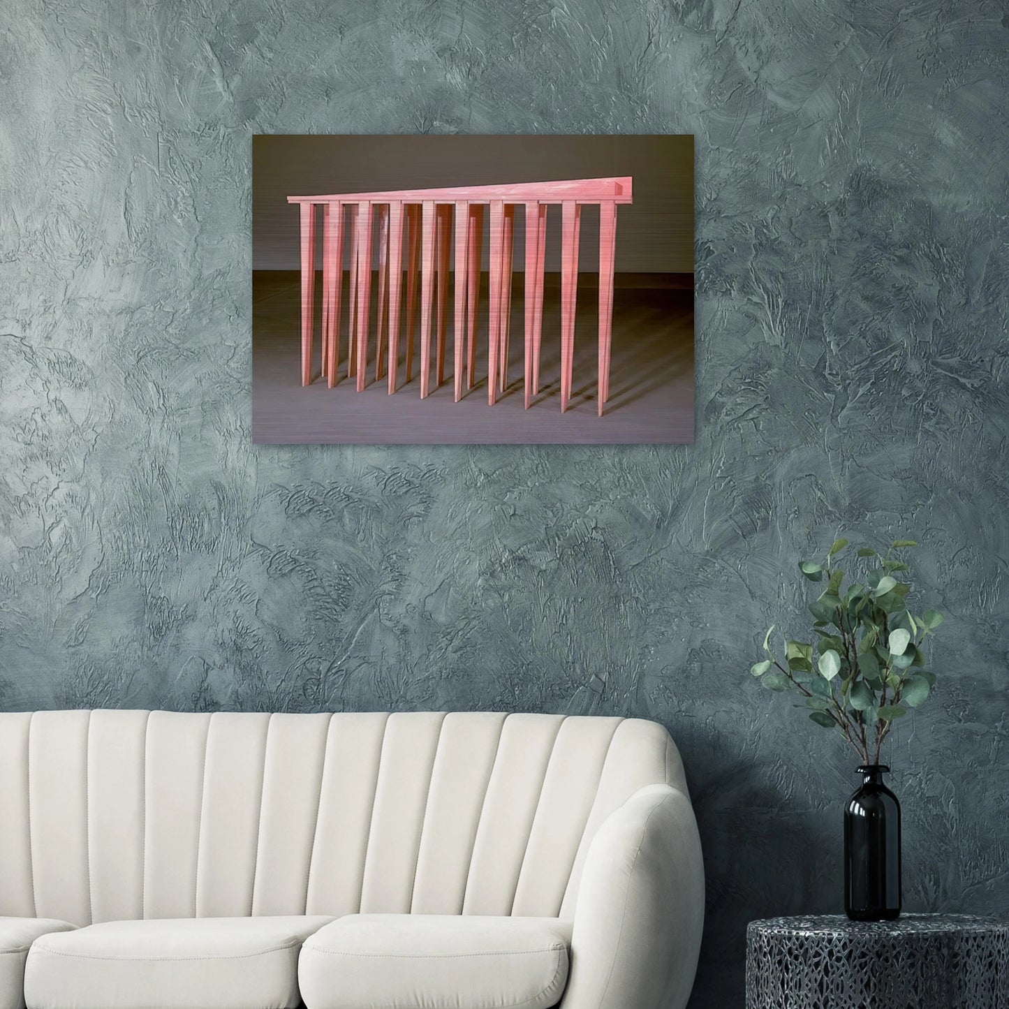 THE BLIND LEADING THE BLIND 1949 - Louise Bourgeois Brushed Aluminum Print - 70x100 cm / 28x40 inches | Louise Bourgeois Aluminum Print | Louise Bourgeois Prints
