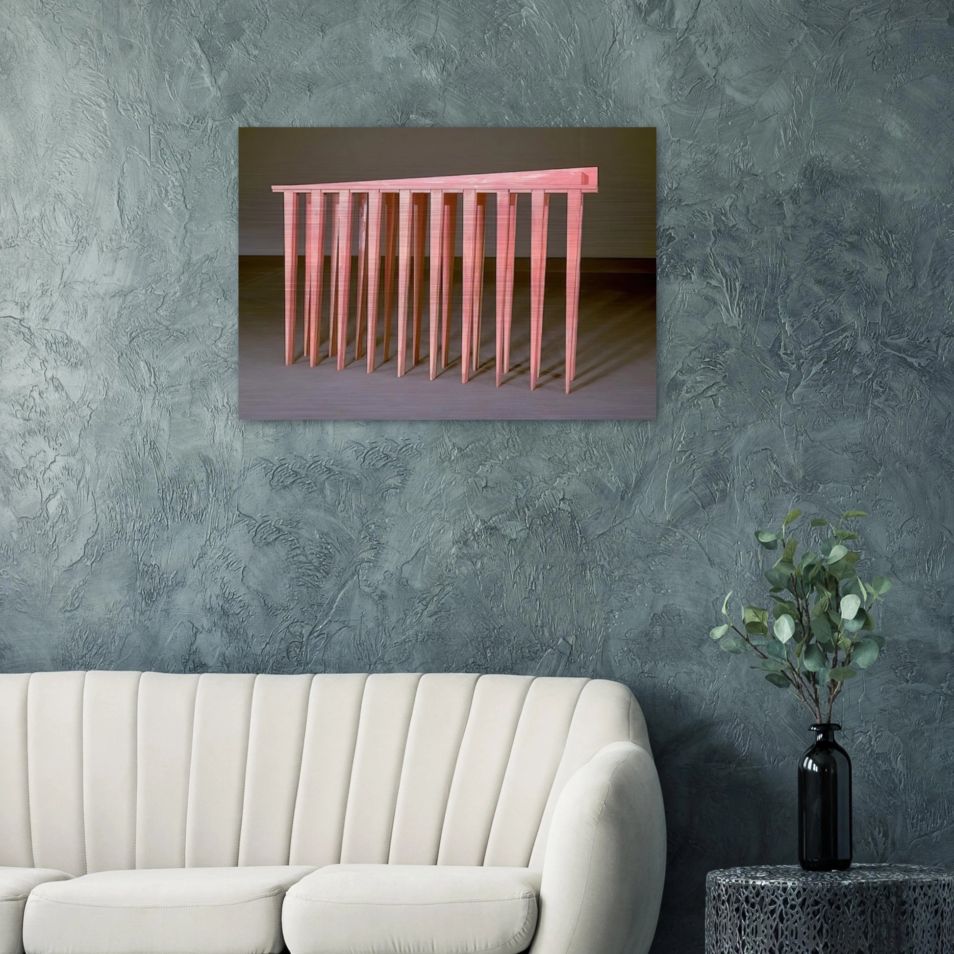THE BLIND LEADING THE BLIND 1949 - Louise Bourgeois Brushed Aluminum Print - 70x100 cm / 28x40 inches | Louise Bourgeois Aluminum Print | Louise Bourgeois Prints