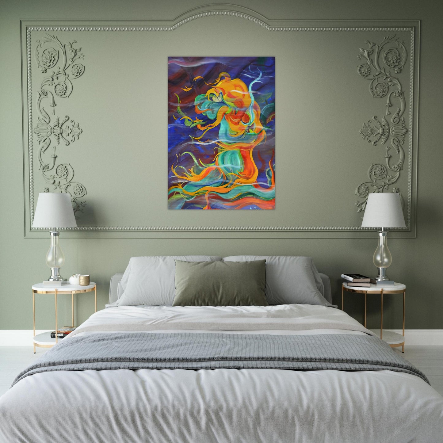 Wind - 1963 - Konrad Zuse Brushed Aluminum Print - 70x100 cm / 28x40 inches | Konrad Zuse Aluminum Print | Konrad Zuse Prints