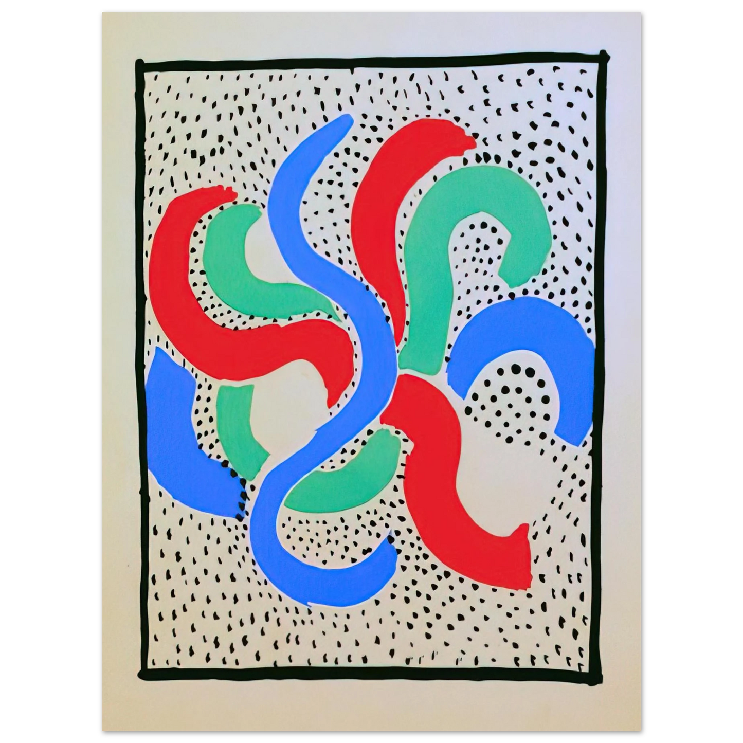 Sonia Delaunay - COMPOSITION 28  75x100 cm / 30x40inches Fine Art Poster